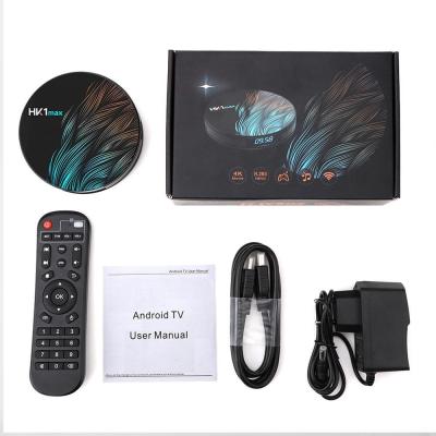 Cina Quad Core 4GB IPTV Set Up Box Android 10 HK1 Max TV Box RAM 32GB ROM 5G Wifi in vendita