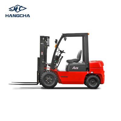 China Construction material stores Hangcha A series 1ton 1000kgs small diesel forklift CPCD10-AG26 for sale