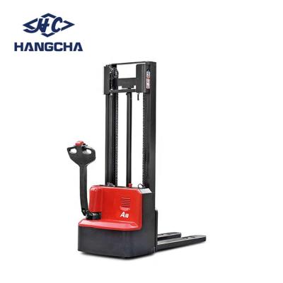 China Electric Lift Machinery Repair Shops Hangcha 1ton Pallet Stacker CDD10 , Height 3m for sale