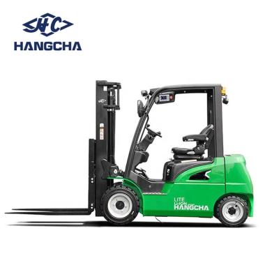 China Hotels hangcha hc XC series 2000kgs 2ton electric forklift, Li-ion battery forklift for sale