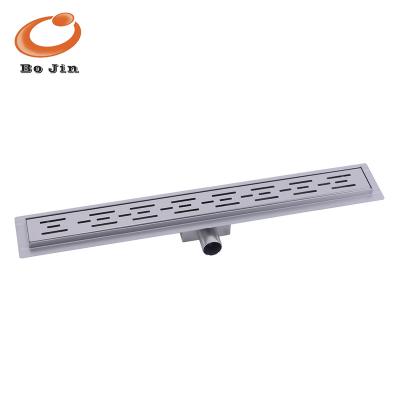 China Modern Luxury Stainless Linear Bathroom Accessories Linear Drain Shower Channel Accessory Stainless Steel for sale