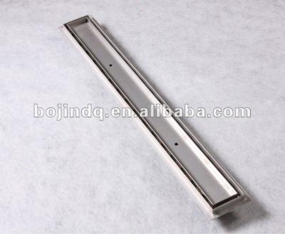 China Modern Linear Tile Strainer Stainless Steel Shower Bathroom Linear Drain for sale