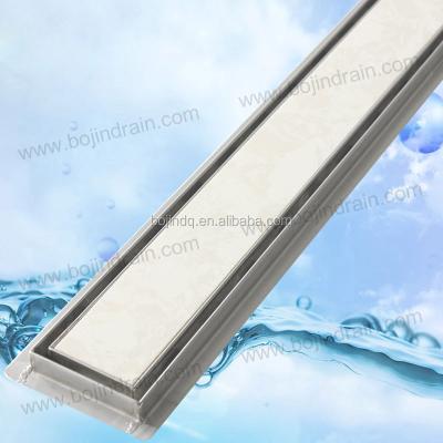 China Strainer bathroom shower drain/stainless steel shower drain/shower channel drain for sale