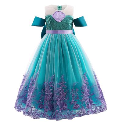 China SIMIRI Washable Off-Shoulder Lace Princess Dress Girl Christmas Halloween Formal Dress Costume for sale