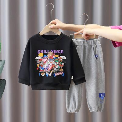 China SIMIRI Boutique Casual Kids Clothes Kids Fall Winter Sweatshirt+Jogger 2pcs Baby Outfit Clothing Sets for sale