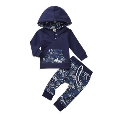 China Spring Autumn Long Sleeve Clothes Europe and America SIMIRI Toddler Baby Sweatshirt Pants Infant Outfits Boy Hoodie Set for sale