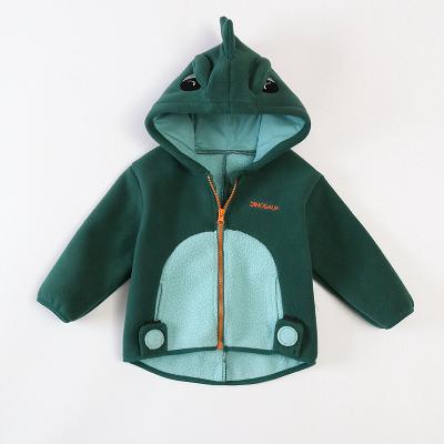 China SIMIRI Newborn Infant Viable Baby Girls Cartoon Fleece Jacket Hooded Coat With Ear Zipper Warm Outwear For Toddlers for sale