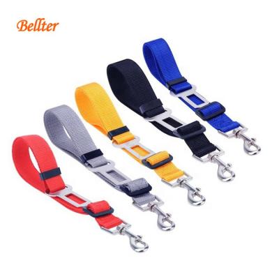 China Viable Adjustable Dog Car Seat Belt Seat Belt Leash for sale