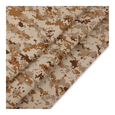 China T/C 8020 Digital Camouflage Waterproof Desert Design Plaid Anti Violent Ripstop Woven Fabric For Uniform Hat for sale