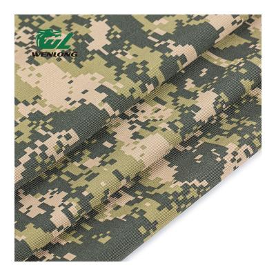 China Polyester / Cotton Anti-Static 80/20 TC Camouflage Twill Pixelated Pants Pants Uniform Outdoor Woven Fabric for sale