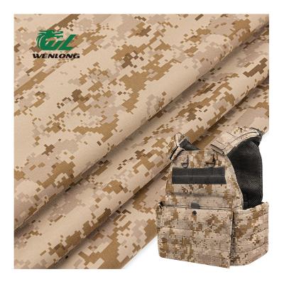 China Top 500D Waterproof Design AOR1 100%Nylon Camouflage Anti Violent Cordura PU Coated Fabric For Tactical Vest for sale