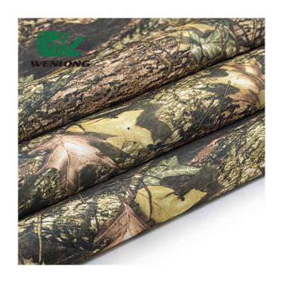 China Waterproof Oxford Waterproof Woven Fabric 100%Poly 5*5 72T 600D Camouflage PVC Realtree For Luagge Cloth for sale