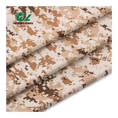 China Anti Pill 3 Layer Softshell Bonded Fleece Pixelated Desert Camouflage WR Casual Woven Fabric For Jacket for sale