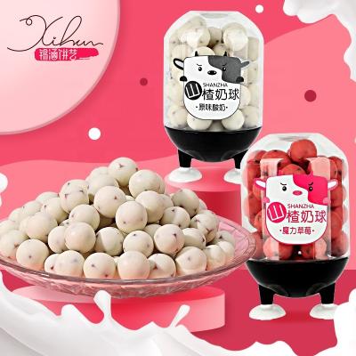 China Small normal bean hawthorn music hawthorn milk chocolate hawthorn yogurt yogurt flavor strawberry cartoon rose for sale