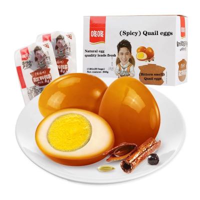 China Quail egg boiled gravy flavored snack, delicious and beautiful, is a kind of leisure snack in China. for sale