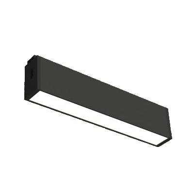 China Modern Linear Light Ceiling Modern Aluminum Black / White 10W Led Pendant Lamp for sale