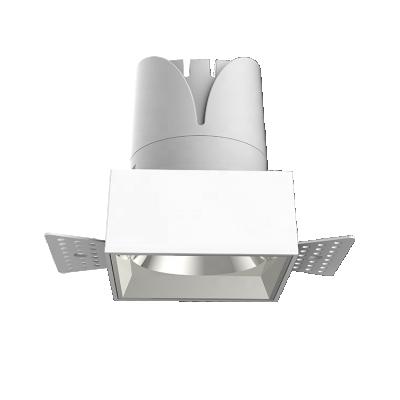 China AC220-240V 7W Anti-glare Aluminum Ceiling Recessed Rectangle Adjustable Downlight LED Downlight Spotlight for sale