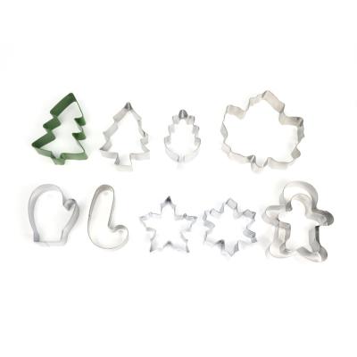 China Sustainable Custom Stainless Steel Christmas Tree Shape Cookie Mold Cookie Cutter Wholesale Cookies Mold for sale