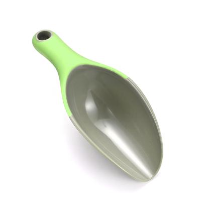 China Long Handle Plastic Viable Ice Scraper Food Buffet Treat Ice Scoop For Ice Bucket for sale