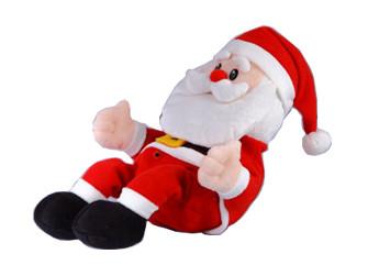 China La felpa de Electronoic juega /doll que ríe fuera de Xmasbuddy ruidoso Papá Noel en venta