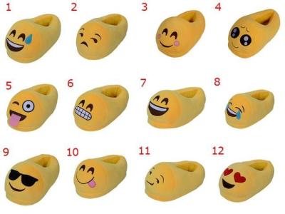 Китай emoji slippers plush slipper cheap slipper with good quality Emoji Emoticon slipper продается