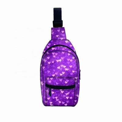 China Waterproof New style polyester waterproof casual custom design light travel sports hip hop utility chest bag for sale