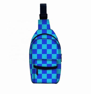 China Waterproof Wholesale Trendy Casual Polyester Anti-theft Simple Custom Design waterproof fashion chest bag for sale