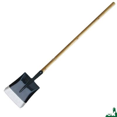 China S501LC Handle Anti-Slip Shovel With Long Wooden Handle for sale