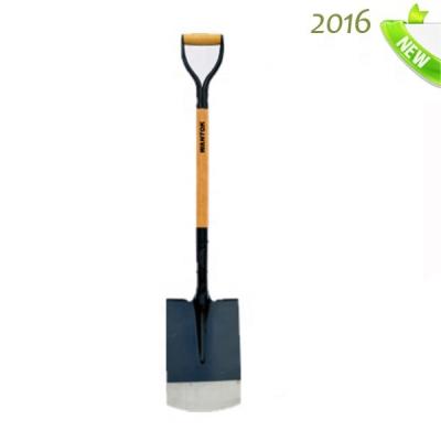 China Square point shovel garden shovel with wooden handle of the 