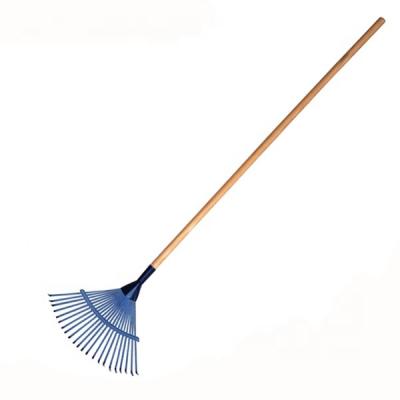 China Garden Rake Long Handle Metal Leaf Rake R114L for sale