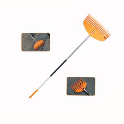 China 23Tines Plastic Garden Rake Leaf Rake for sale