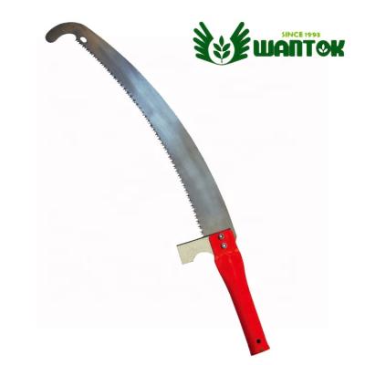 China 400m curved blade eco-friendly garden pruning saw steel handle with steel hoo, for sale