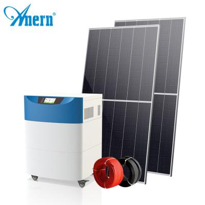 China Wireless Charging Anern All In One 5000 Watt LiFePO4 Battery Home Solar Energy Storage System for sale