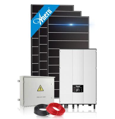 China Home CE ROHS 5kw 10kw On Grid PV Solar Panel System Grid Tied Systems for sale