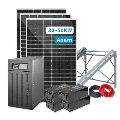 China Commercial Complete Off Grid 30kw Solar System Solar Power System for sale