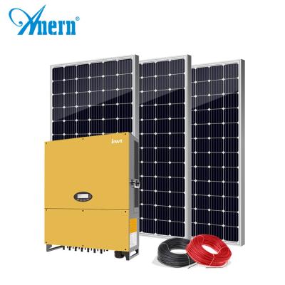 China Home High Efficiency 12kw On Grid Solar Power System for sale