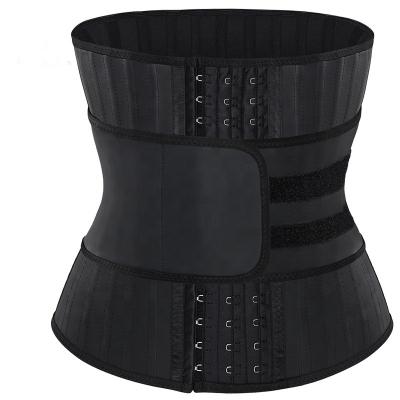 China Soft Sweated Latex Steel Corset Back Support Physical Fitness Abdomen Protective Gear 25 Bone Weight Loss Belt Waist Trimmer Diet for sale