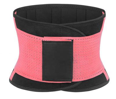 China Soft Women Neoprene Bandage Wrap Waist Protective Gear Adjustable Back Brace Lumbar Support Waist Trainer Sweat Trimmer Belt Waist Trainer for sale