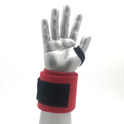 China Wholesale Adult Gym Fitness Wrist Support Mitts Weightlifting Gym Wristband Fingerless Wrist Wrap for sale