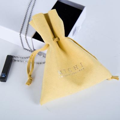 China 72 Colors Nice Jewelry Pouch Microfiber Jewelry Pouch Custom Hot Stamping Envelope Microfiber Bag for sale