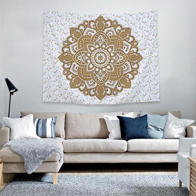 China Wall Series Tapestry Mandala Tapestry Simple Indian Yoga Printing Home Decoration Tapestry Decorative Mat for sale