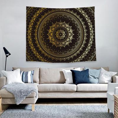 China Simple Home Decor Art Tapestry Mandala Wall Hanging Handmade Indian Textile Tapestry 130*150cm Dorm for sale