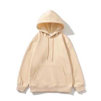 China OEM custom men's hoodie Anti-wrinkle 420Gsm solid color hoodie fashion streetwear oversized blank embroidery logo for sale