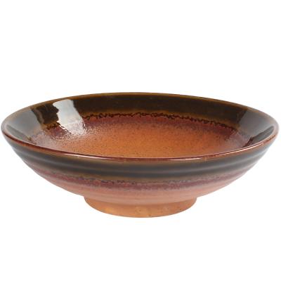 China Disposable Ceramic Japanese Korean Style Household Goods Porcelain Serving Noodle Ramen Bowl E572-B-0121 for sale