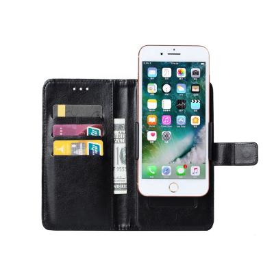 China AOYIYA Universal Anti-fall Slide Up Clip Cover Wallet Phone Case 4.5