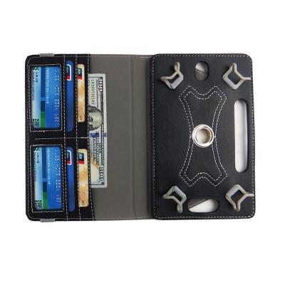 China 360 + 4 Rotary Card Slots + 1 Cash Pocket AoYiYa 360 Degree Rotate Custom PU Cover Case All 7