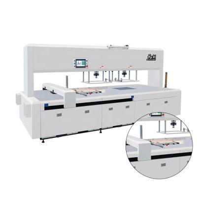 China Automatic Factory Label Stripping Machine Automatic Cutting Machine With Mechanical Arm for sale