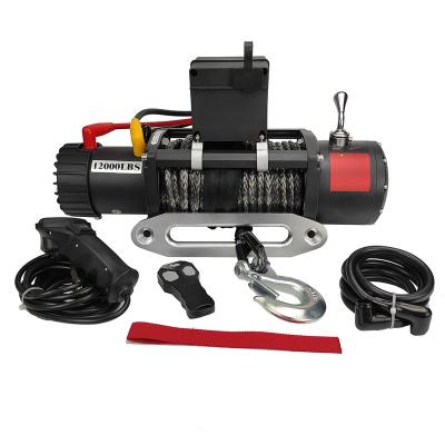 China Durable Electric Winch 12000lbs, 12V 4X4 Hando Offroad Accessories for sale