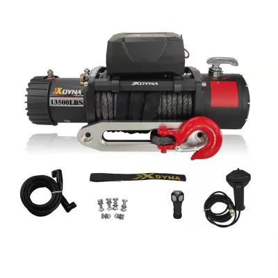 China Xdyna Winch-13500lbs AUTO Electric Load Capacity Electric Winch Kit with Wireless Remote for sale