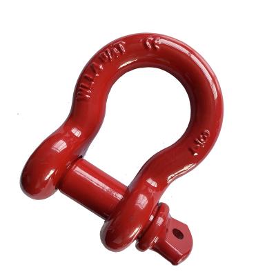 China Durable D Ring Shackles 4.75Ton 3/4 Shackle For Recovery Tow Strap for sale